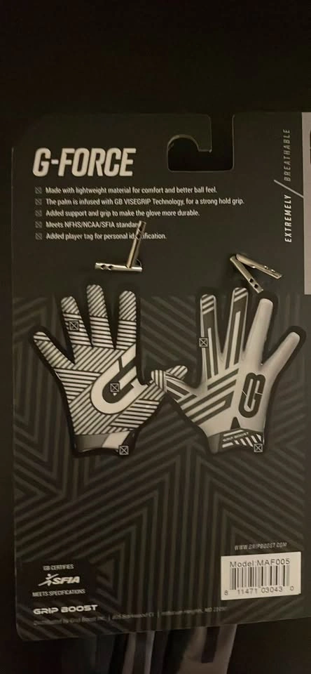 Grip Boost Football Gloves (Youth Large) - photo 3