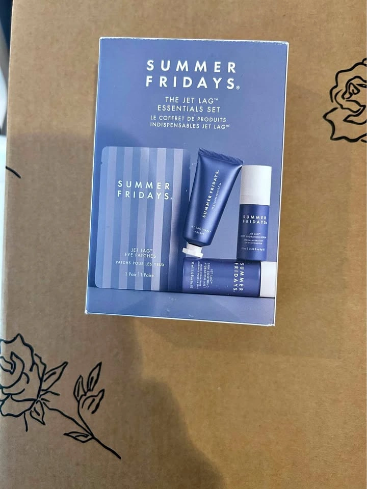 Summer Fridays Jet Lag Essentials Hydration Set