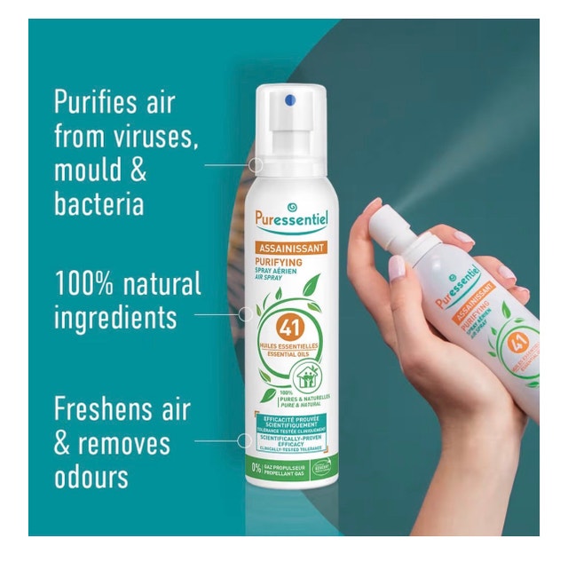 Puressentiel Purifying Air Spray 41 Essential Oils 100% Natural - photo 4