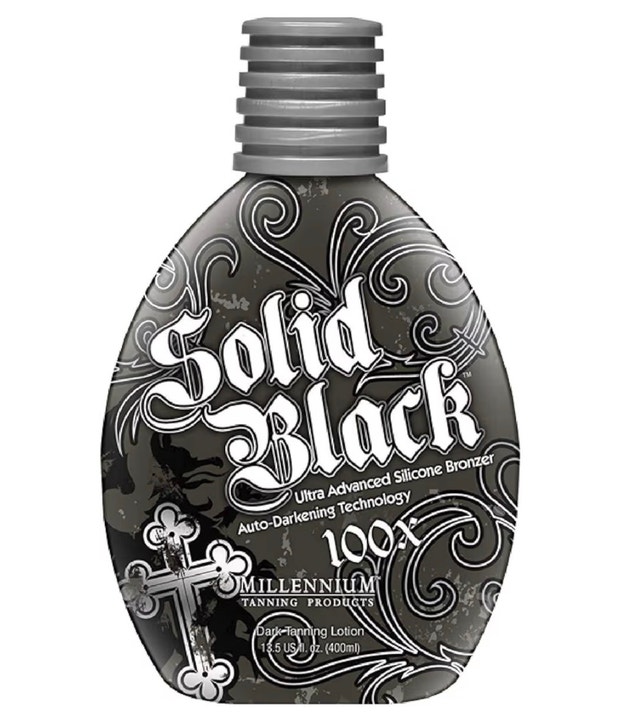 Millenium Tanning Solid Black 100x Bronzer Lotion