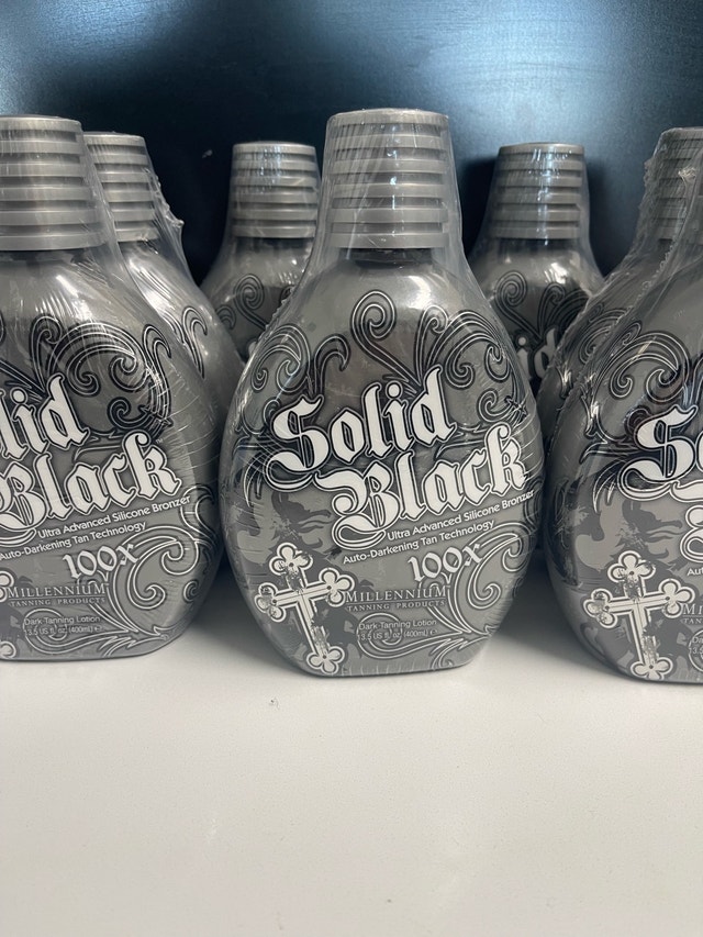 Millenium Tanning Solid Black 100x Bronzer Lotion - photo 3