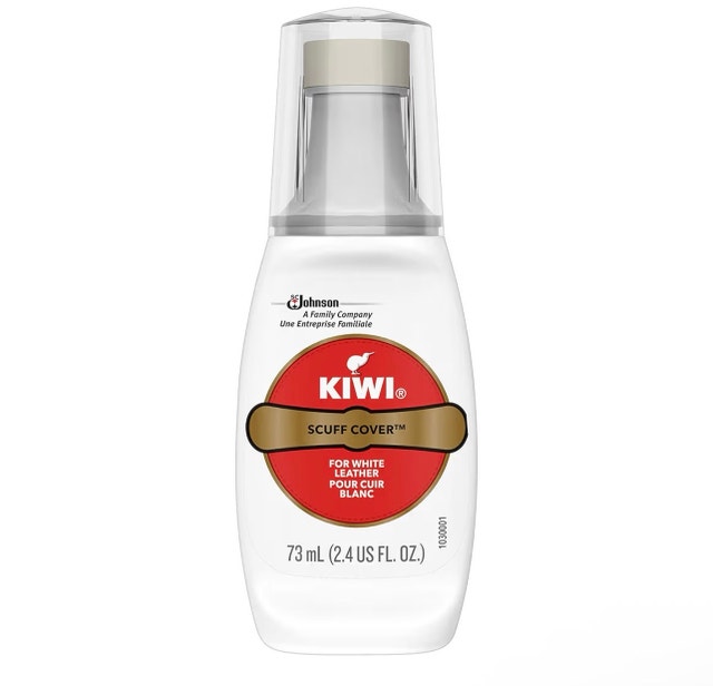 KIWI Scuff Cover, White, 2.4 oz (1 Bottle with Sponge Applica) - photo 2