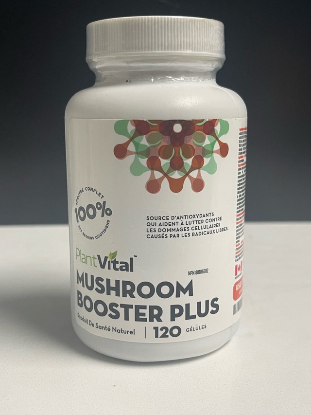 PlantVital Mushroom Booster Plus – Made in Canada –