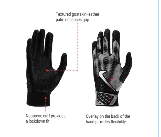 Nike Varsity Pro Batting Gloves - Baseball/Softball - XL - photo 2