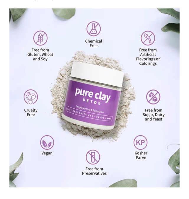 Pure Detox Drink With Premium Bentonite Clay - photo 4
