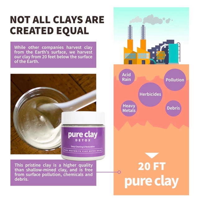 Pure Detox Drink With Premium Bentonite Clay - photo 5