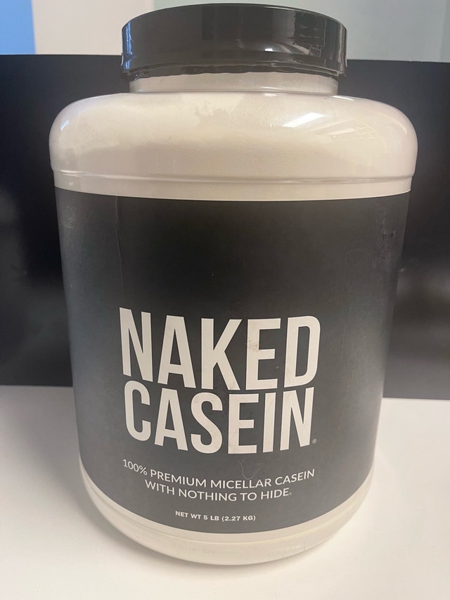 NAKED Casein - 5Lb Micellar Casein Protein Powder - Bulk