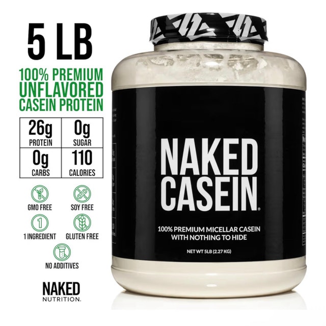NAKED Casein - 5Lb Micellar Casein Protein Powder - Bulk - photo 3