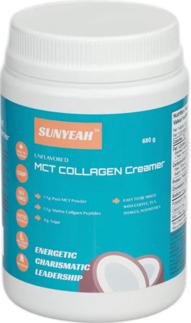 SUNYEAH MCT Collagen Creamer Value Pack – 68 Servings Keto Coffe