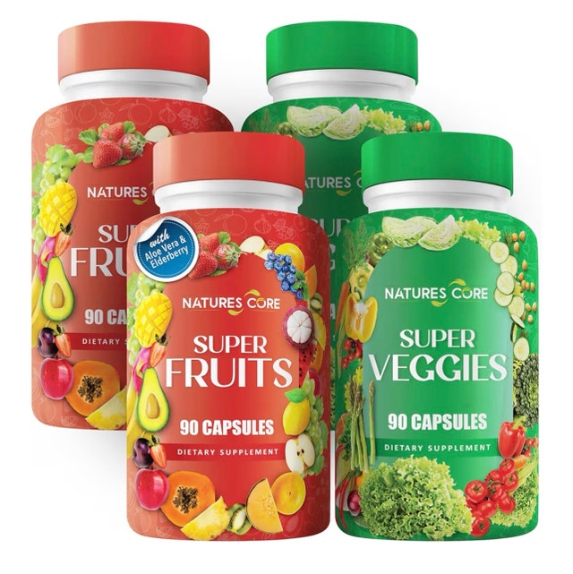 Nature's Core Fruit and Veggie Supplement - 360 Capsules