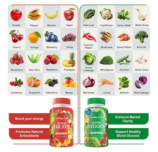 Nature's Core Fruit and Veggie Supplement - 360 Capsules - photo 3