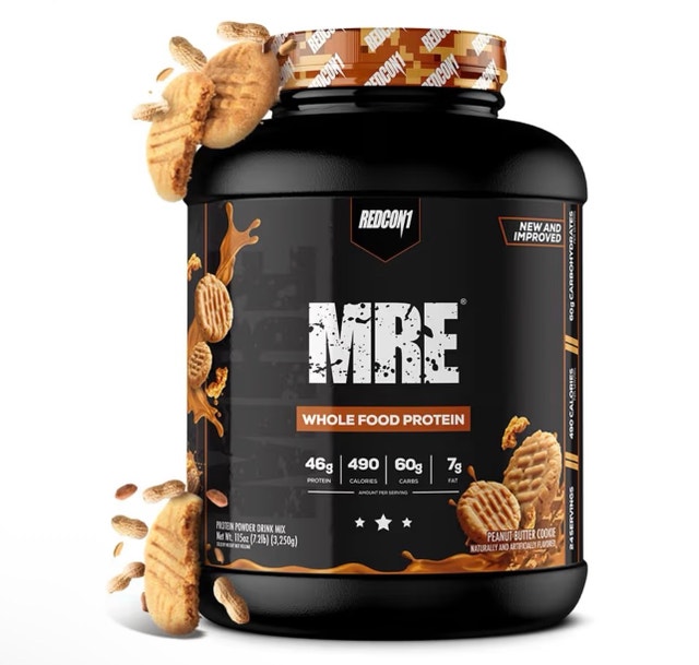 REDCON1 MRE Protein Powder, Peanut Butter Cookie (7 lbs)