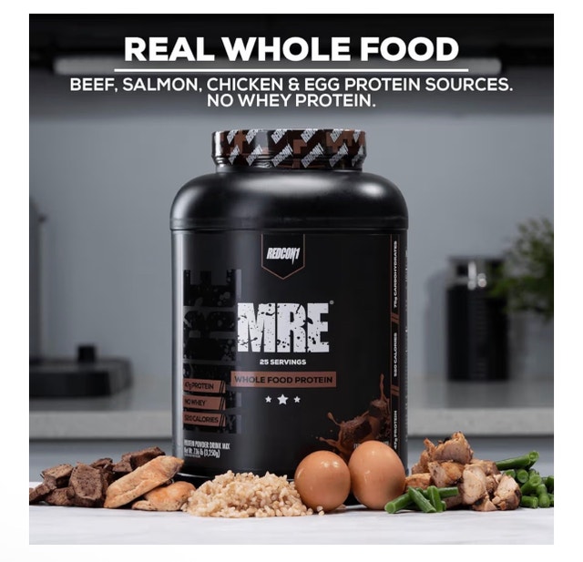 REDCON1 MRE Protein Powder, Peanut Butter Cookie (7 lbs) - photo 3