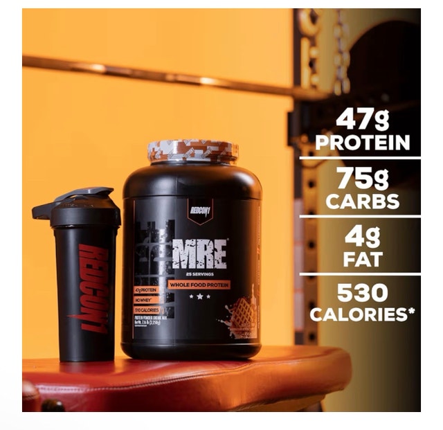 REDCON1 MRE Protein Powder, Peanut Butter Cookie (7 lbs) - photo 5