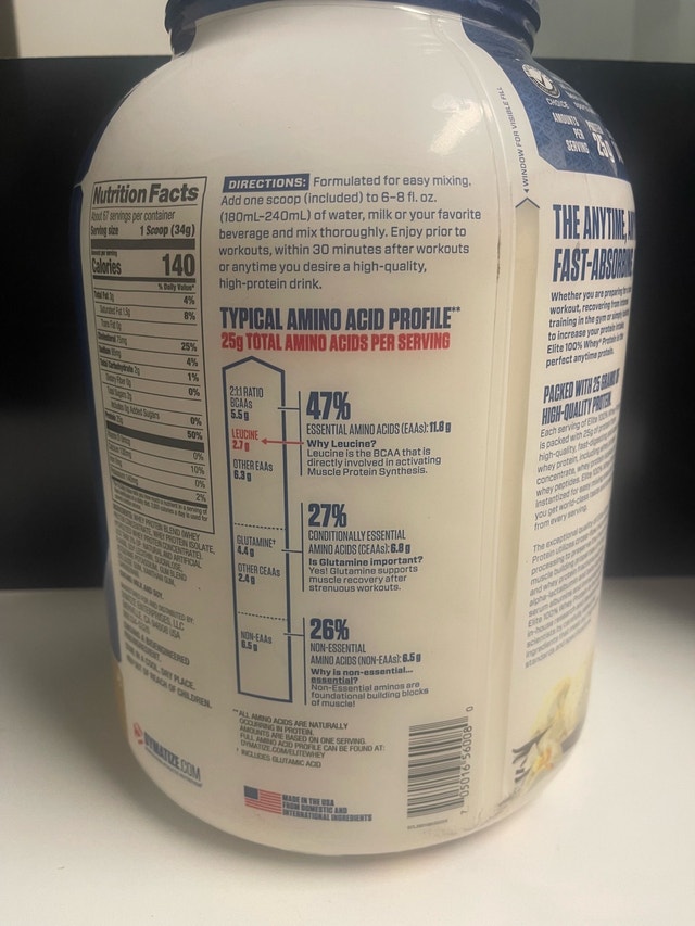 Dymatize ISO100 Elite Protein Powder, Gourmet Vanilla - photo 2