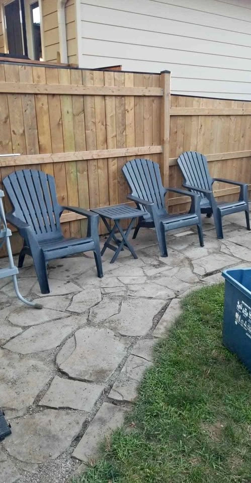 Muskoka Chairs + side table