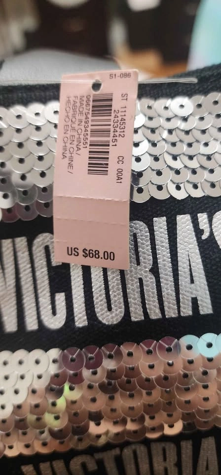 Y2k Victoria's Secret Sequin Tote Bag - photo 2