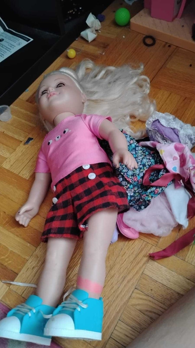 Large Blonde Doll