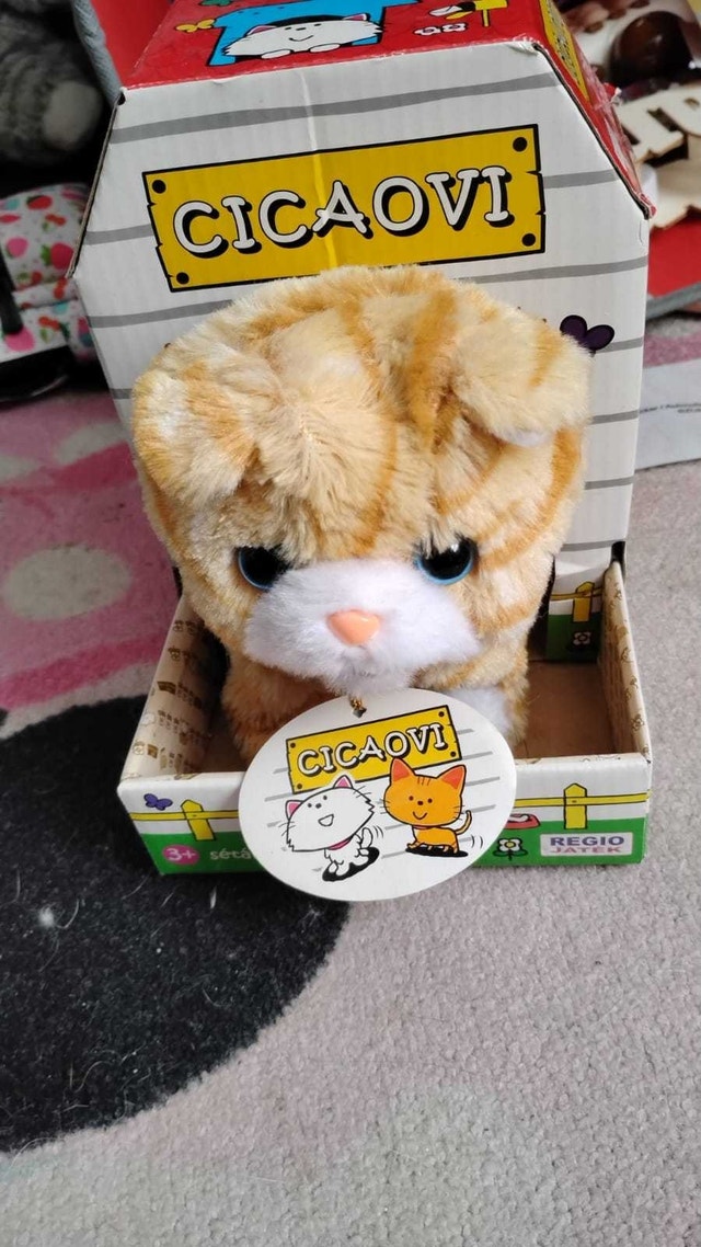 Cicaovi Cat Walking & Making Sounds Plush Toy