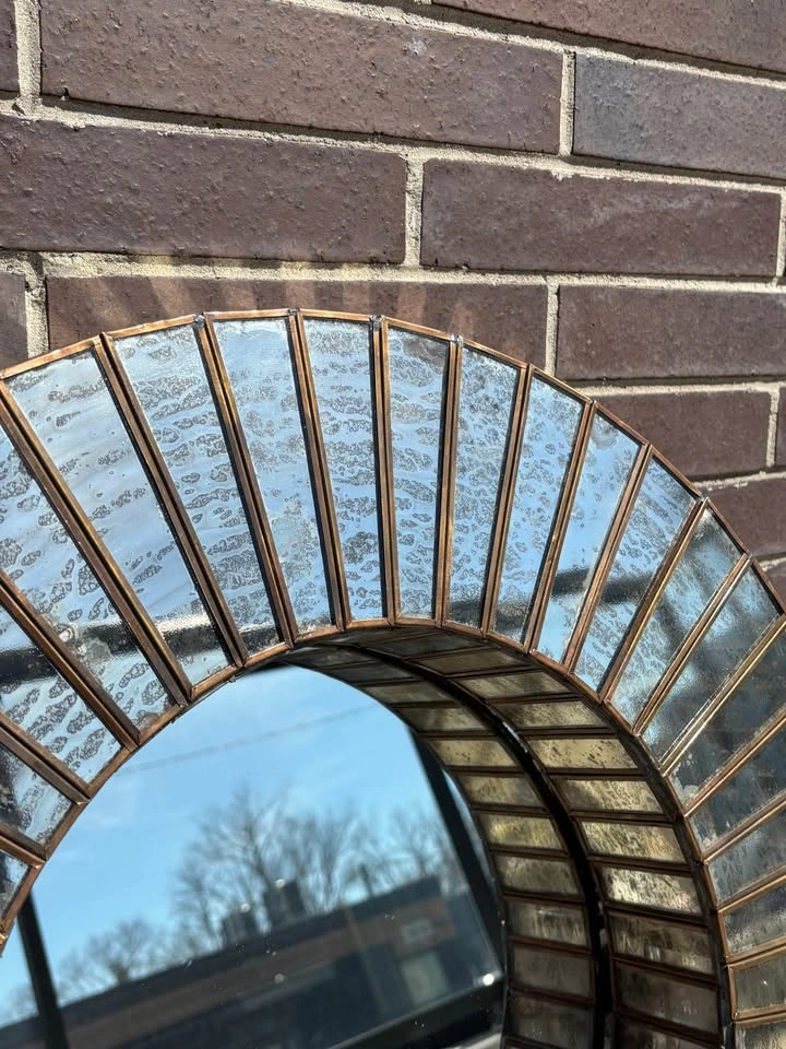 Bronze Round Glass Light Fixtures (Wall Mount) - photo 2