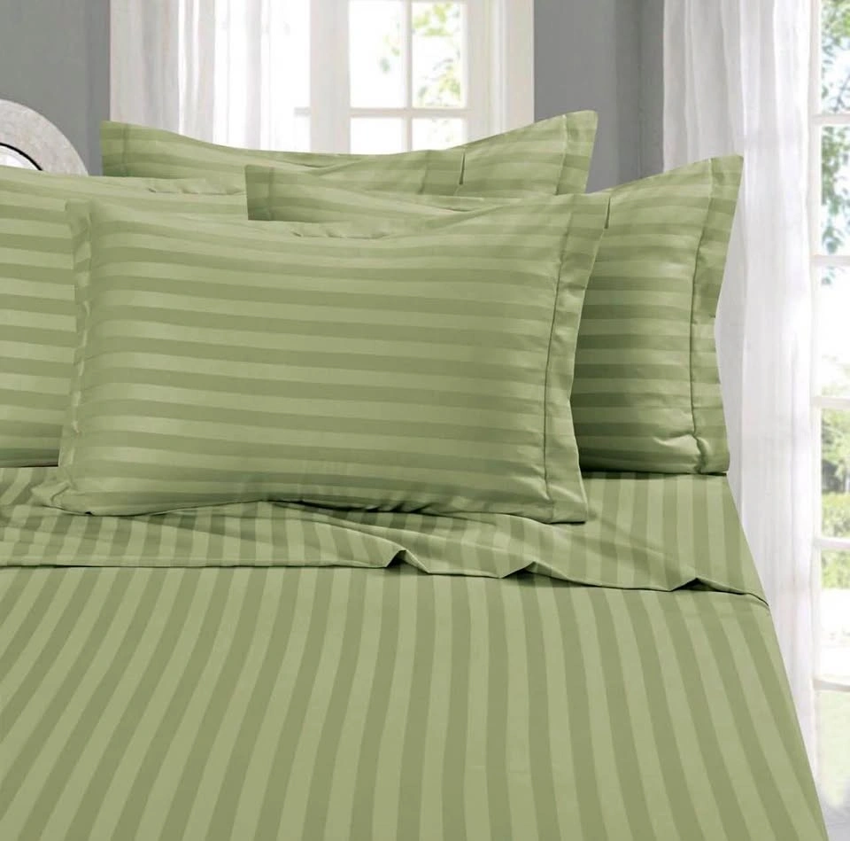 New 4-Piece Queen Bed Sheet Set - Green