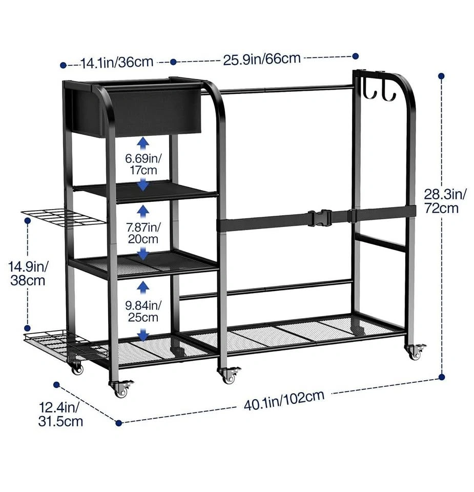 New Golf Bag Organizer Stand for Garage