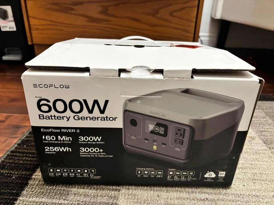 2025 Ecoflow River 2 Battery Generator 600w - photo 4