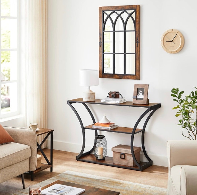 New Console Table - Rustic Brown Curved Frames - photo 2