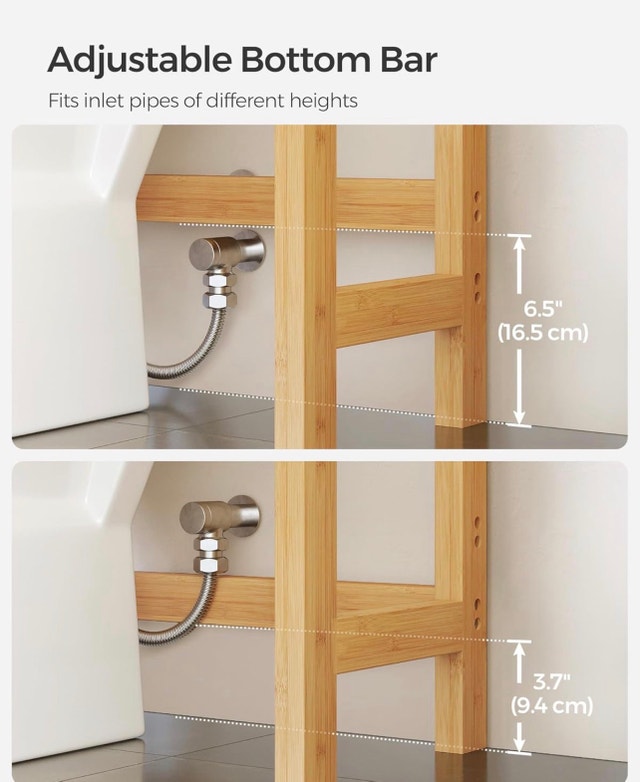 New Over The Toilet 3-Tier Storage Organizer - photo 4