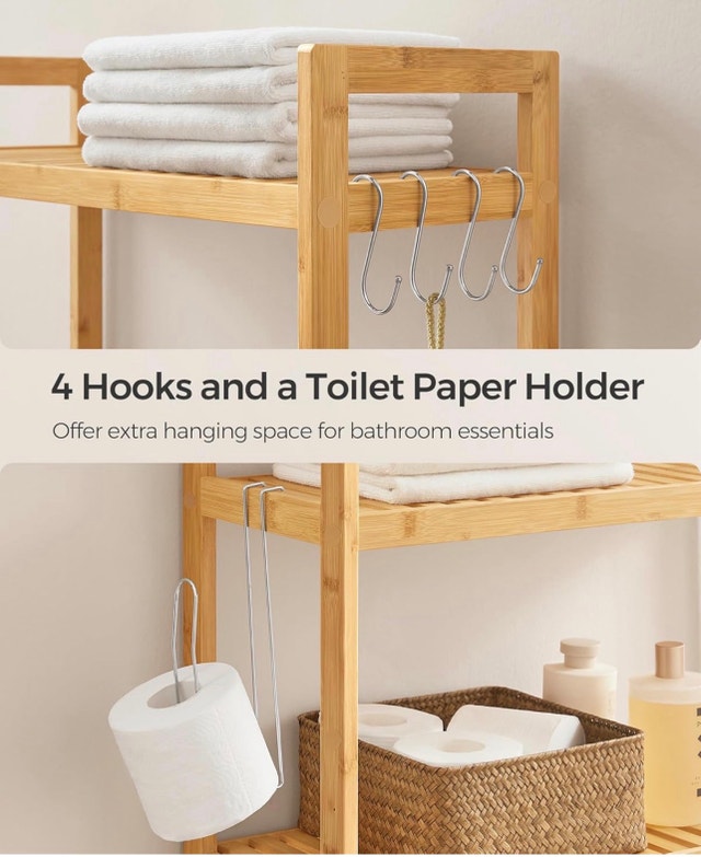 New Over The Toilet 3-Tier Storage Organizer - photo 5