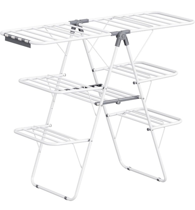 New Clothes Drying Rack, Foldable 3-Level