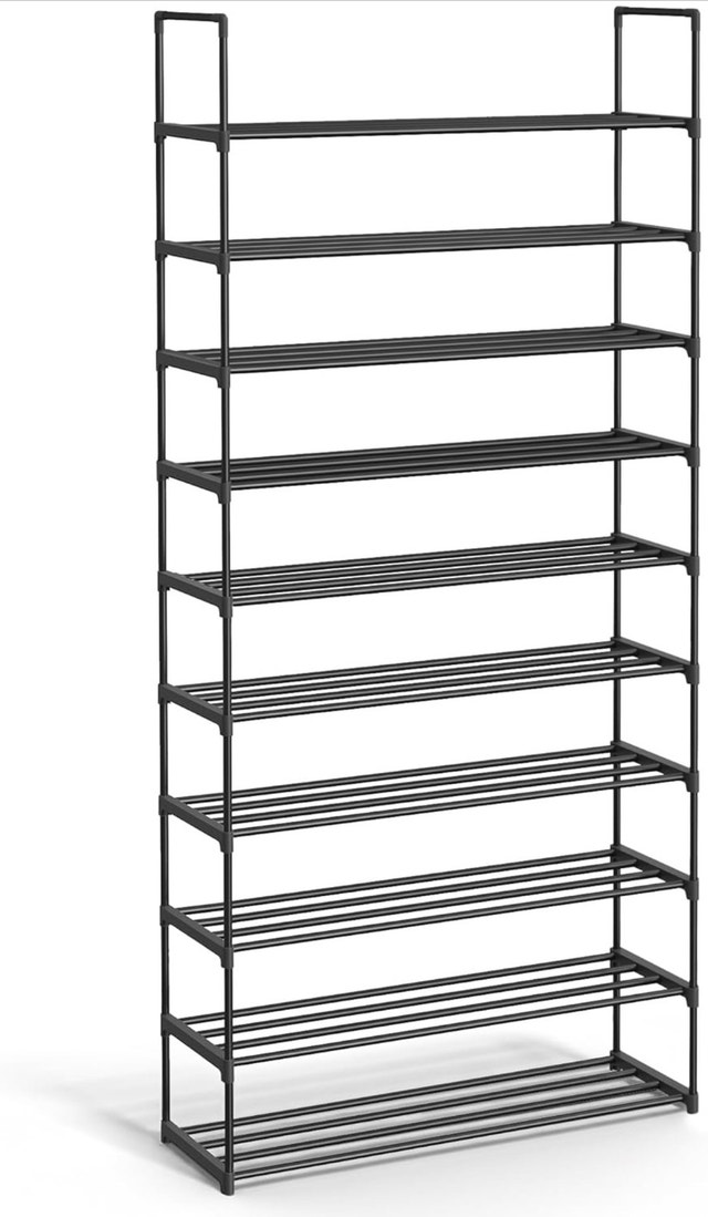 10-Tier Shoe Organizer Rack - New