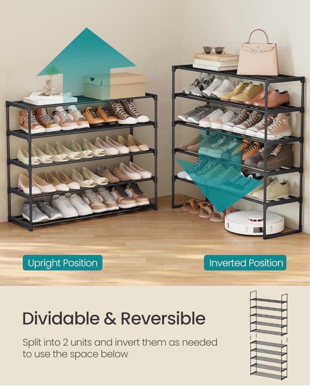 10-Tier Shoe Organizer Rack - New - photo 4