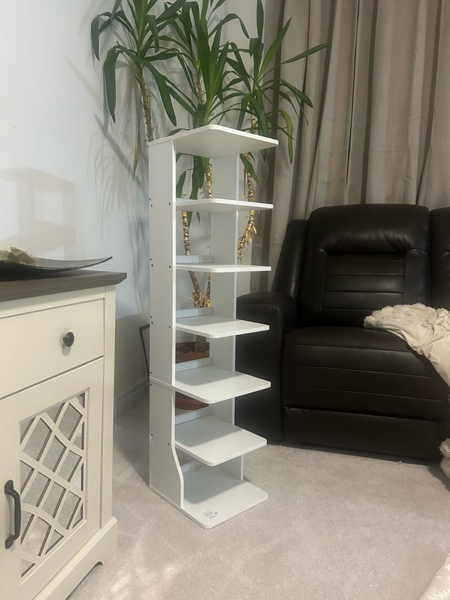 Vertical Shoe Rack/ Storage Organizer/ Slim Corner Shelf