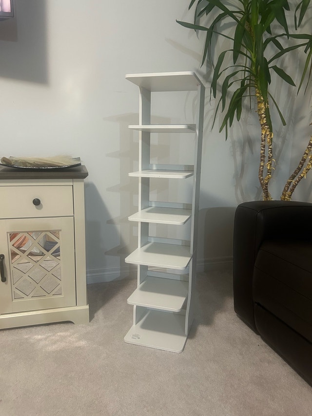 Vertical Shoe Rack/ Storage Organizer/ Slim Corner Shelf - photo 2