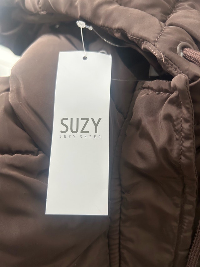 Suzy Shier Long Hooded Puffer Jacket/Vest - photo 3