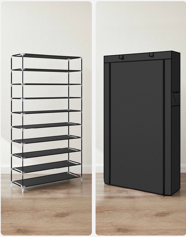 New Fabric Shoe Organizer - Black 88x28x160cm - photo 3