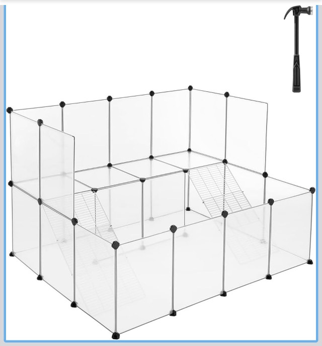 New Hamster Cage & Fence Combo - ULPC004W01