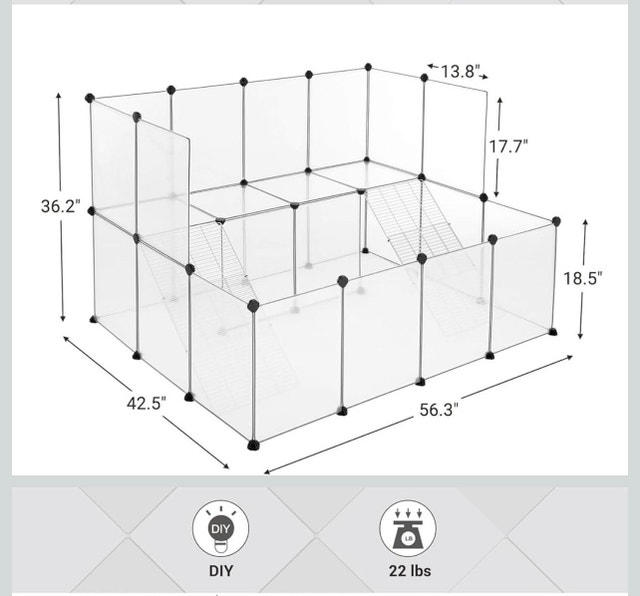 New Hamster Cage & Fence Combo - ULPC004W01 - photo 3