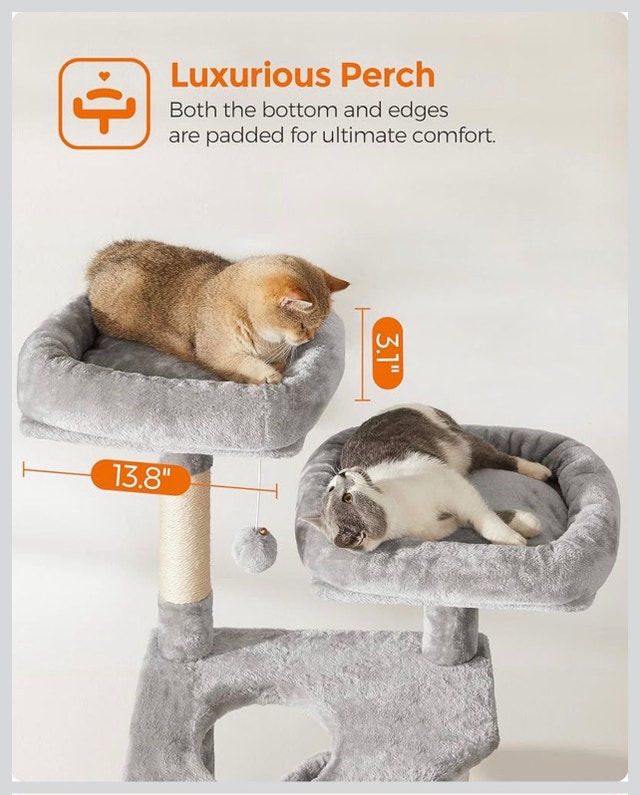 55.9 Inch Multi-Level Cat Condo Tower - photo 4