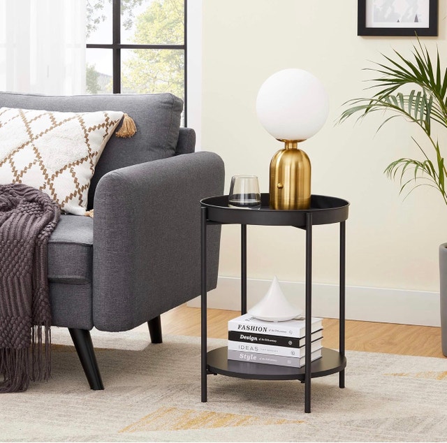 New 2-Tier End/Side/Coffee Table - Steel Frame - photo 2