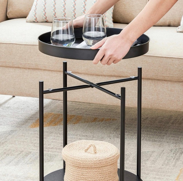 New 2-Tier End/Side/Coffee Table - Steel Frame - photo 4