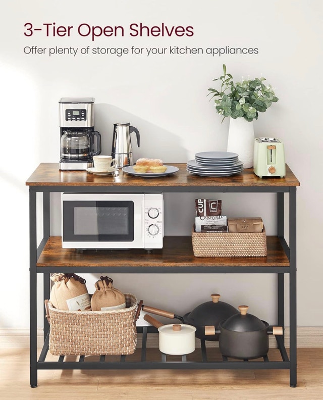 New Kitchen Island with 3 Shelves, UKKI01BX - photo 2