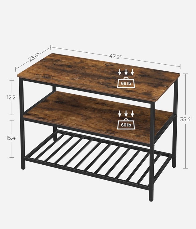 New Kitchen Island with 3 Shelves, UKKI01BX - photo 3
