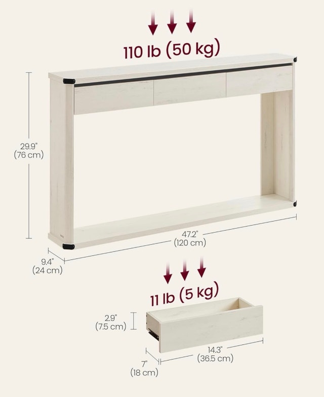 New Farmhouse Console Table, ULNT143W73 - photo 3