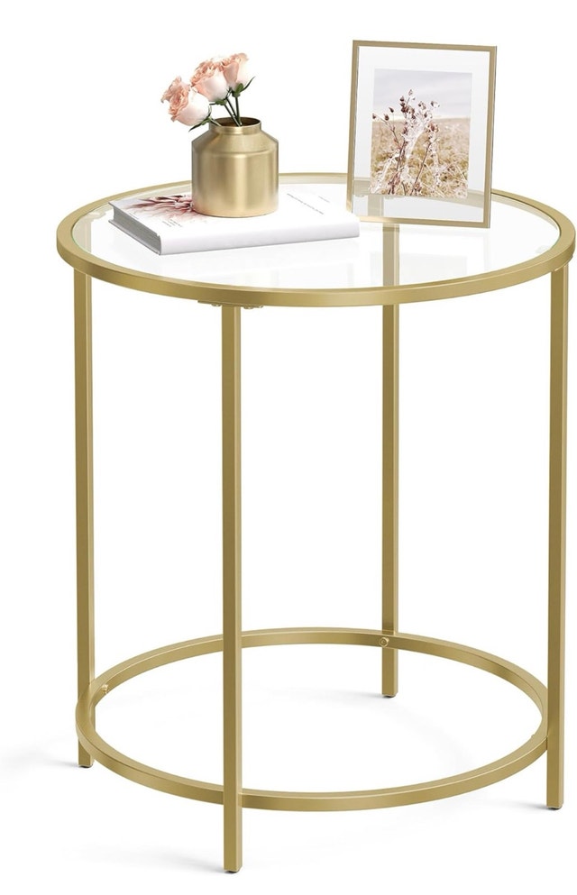 New-Round Glass Side Table, Ulgt20g