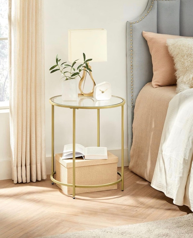 New-Round Glass Side Table, Ulgt20g - photo 3