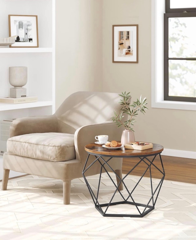New Round Coffee Table Set with Steel Frame - photo 3