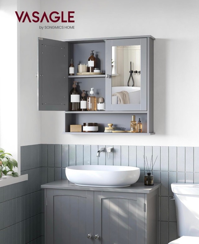 New Bathroom Wall Cabinet with Mirror - photo 2