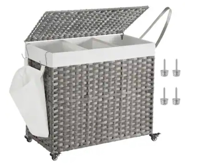 New Laundry Basket Hamper with Lid